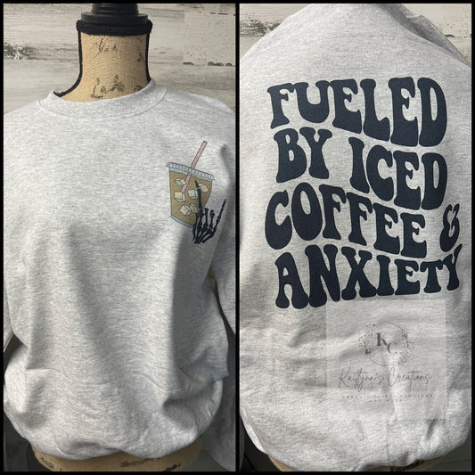 Iced coffee and anxiety