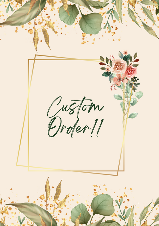 Custom Sweater order