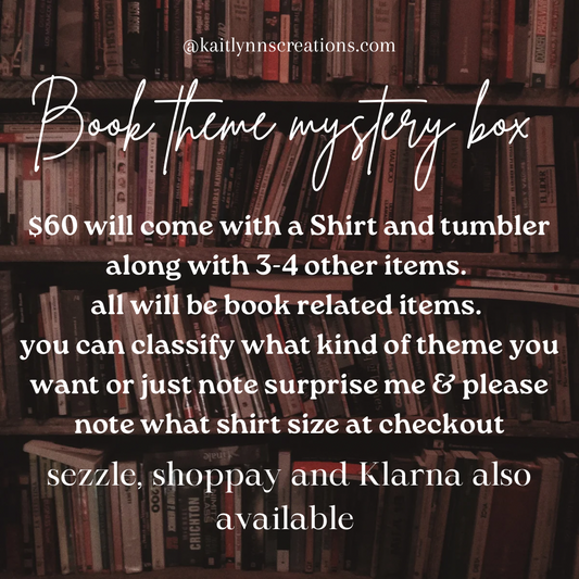 Book themed Mystery Box