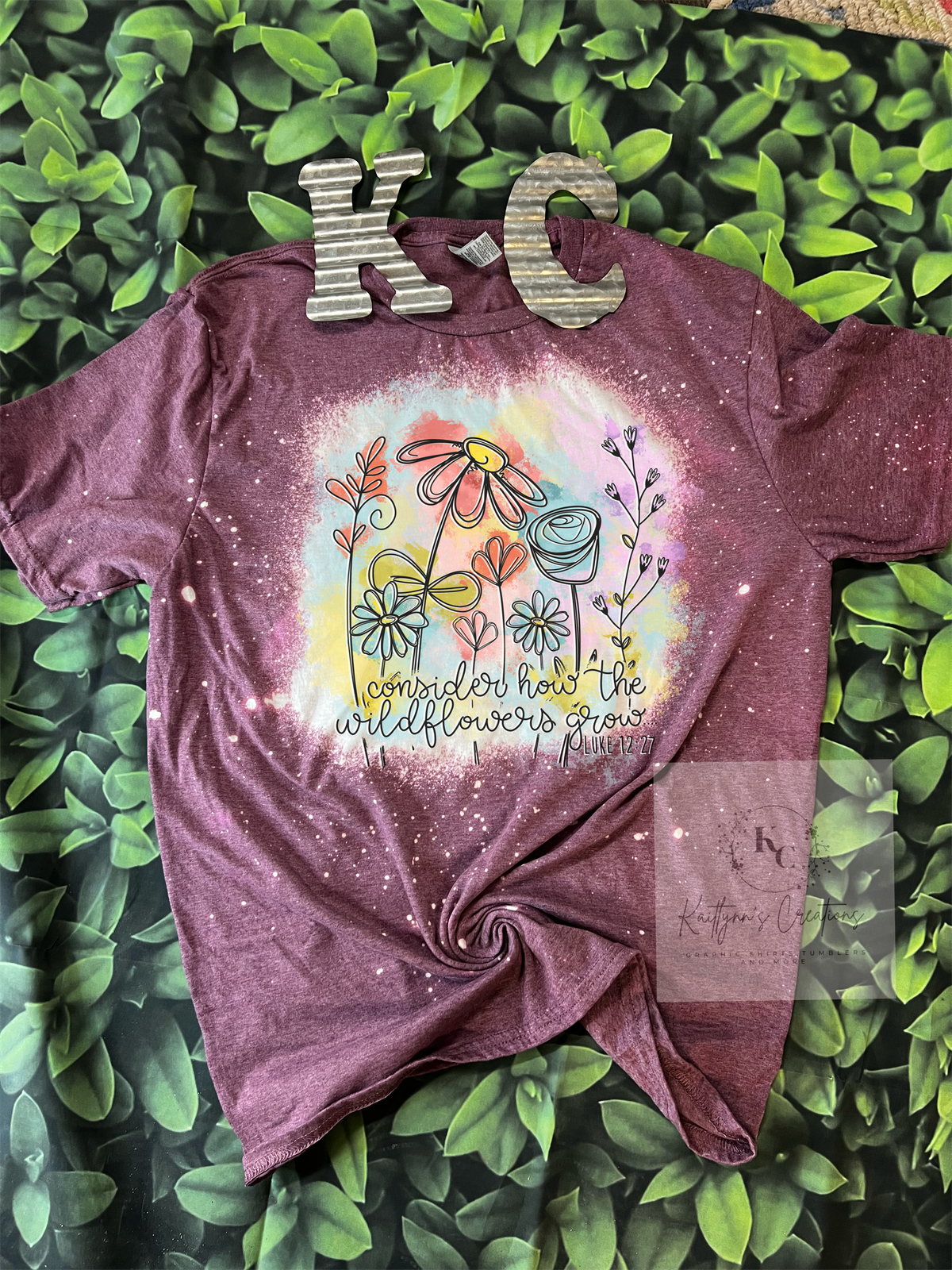 Consider how the wildflower grow