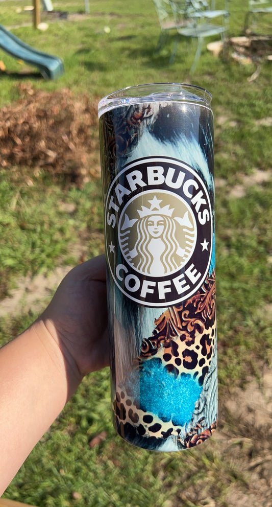 Leopard Cowhide Starbucks