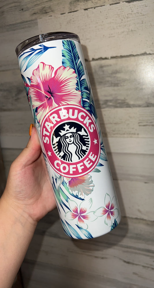 Floral Starbucks